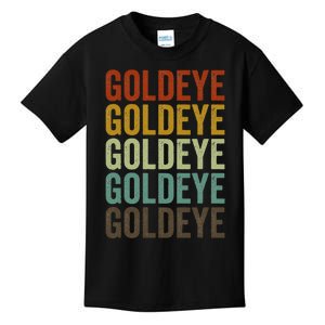 Goldeye Fish Retro Kids T-Shirt