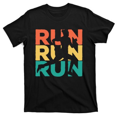 Gift For Runners Retro Vintage Running T-Shirt