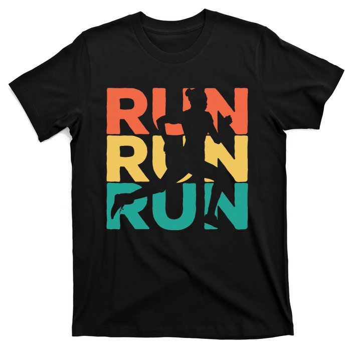 Gift For Runners Retro Vintage Running T-Shirt