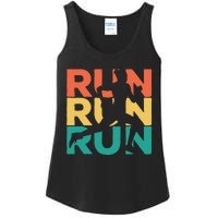 Gift For Runners Retro Vintage Running Ladies Essential Tank