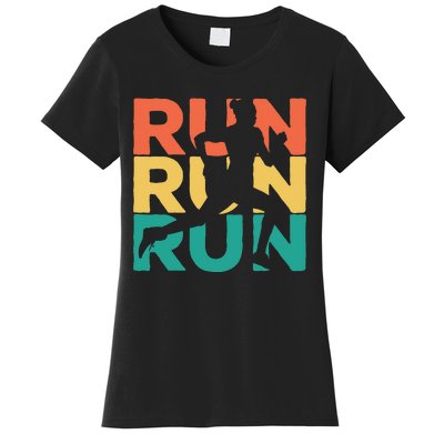 Gift For Runners Retro Vintage Running Women's T-Shirt