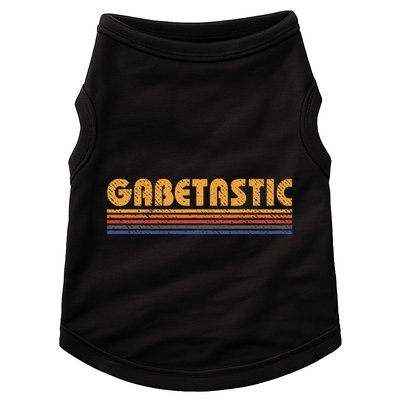 Gabetastic Funny Retro First Name Gabe Doggie Tank
