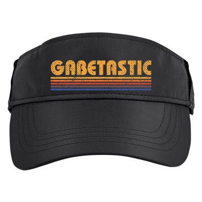 Gabetastic Funny Retro First Name Gabe Adult Drive Performance Visor