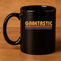 Gabetastic Funny Retro First Name Gabe 11oz C Handle Ceramic Mug