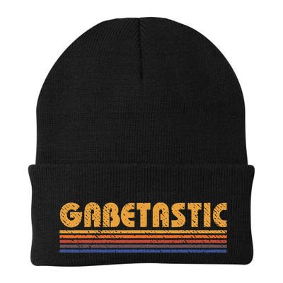 Gabetastic Funny Retro First Name Gabe Beanie