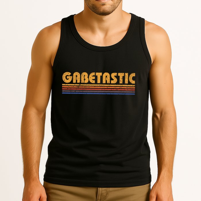 Gabetastic Funny Retro First Name Gabe Tank Top