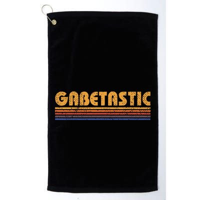 Gabetastic Funny Retro First Name Gabe Golf Towel