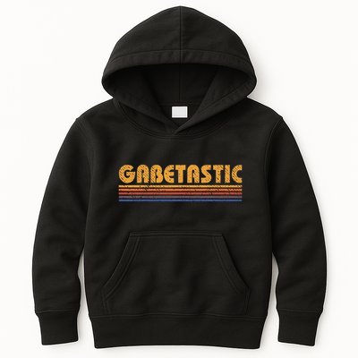 Gabetastic Funny Retro First Name Gabe Kids Hoodie