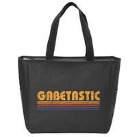 Gabetastic Funny Retro First Name Gabe Zip Tote Bag