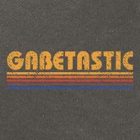 Gabetastic Funny Retro First Name Gabe Cotton Canvas Backpack