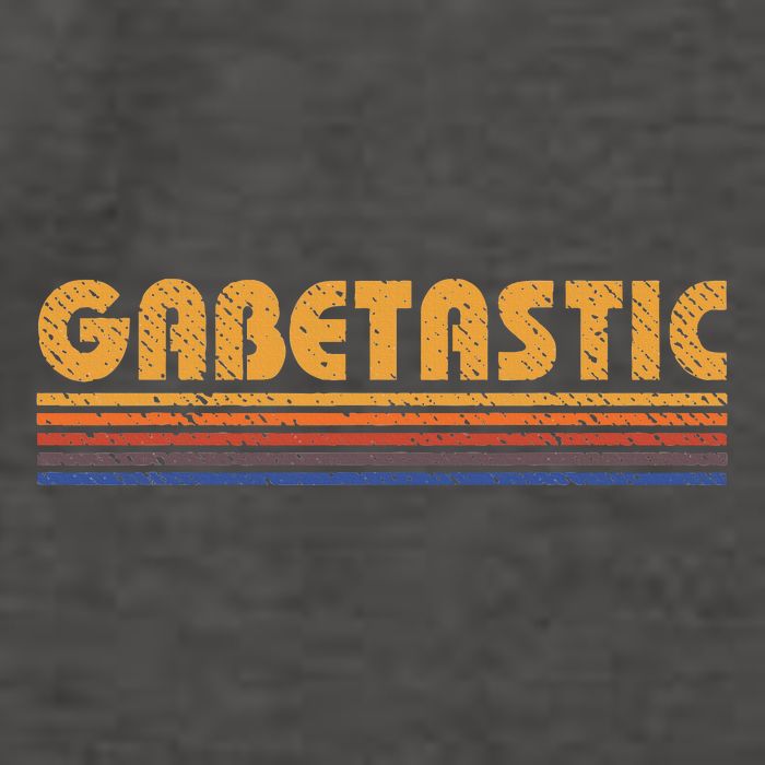 Gabetastic Funny Retro First Name Gabe Vector Backpack