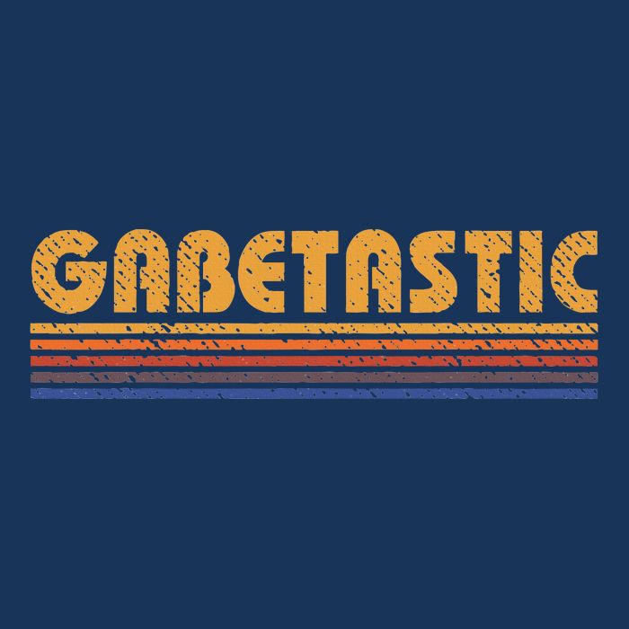 Gabetastic Funny Retro First Name Gabe Infant Baby Jersey Bodysuit