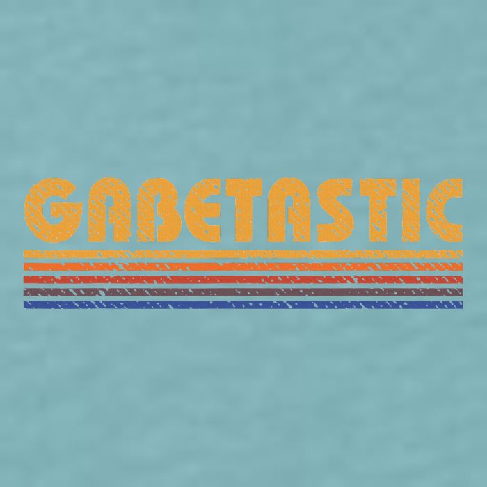 Gabetastic Funny Retro First Name Gabe Sueded Cloud Jersey T-Shirt