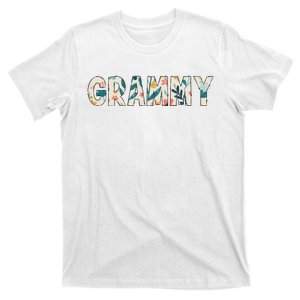 Grammy Floral Retro T-Shirt