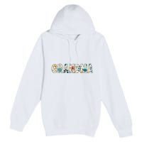 Grandma Floral Retro Premium Pullover Hoodie