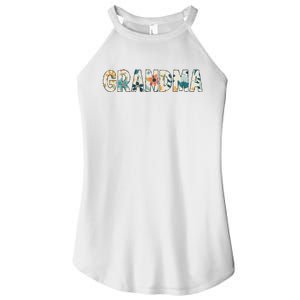 Grandma Floral Retro Women’s Perfect Tri Rocker Tank