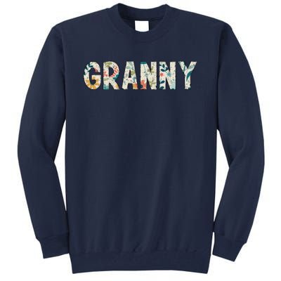 Granny Floral Retro Tall Sweatshirt