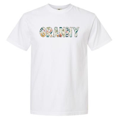 Granny Floral Retro Garment-Dyed Heavyweight T-Shirt