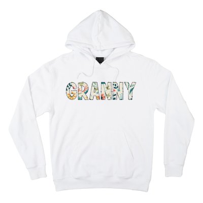 Granny Floral Retro Hoodie