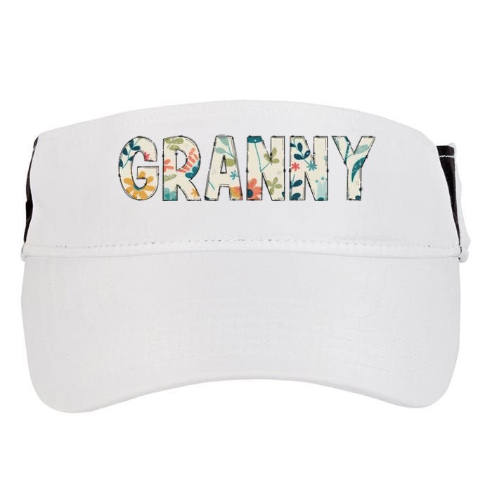 Granny Floral Retro Adult Drive Performance Visor