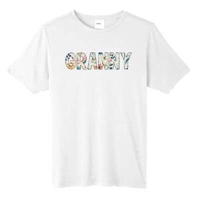 Granny Floral Retro Tall Fusion ChromaSoft Performance T-Shirt