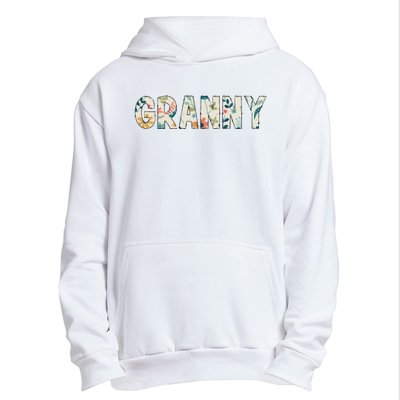 Granny Floral Retro Urban Pullover Hoodie