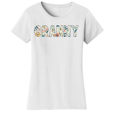 Granny Floral Retro Women's T-Shirt