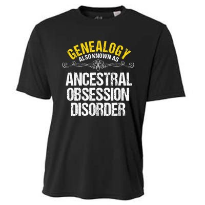 Genealogist Family Researcher History Tree Lineage Genealogy Cooling Performance Crew T-Shirt