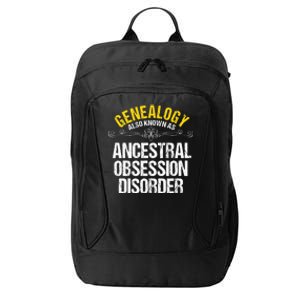 Genealogist Family Researcher History Tree Lineage Genealogy City Backpack