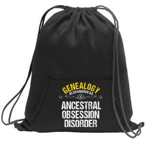 Genealogist Family Researcher History Tree Lineage Genealogy Sweatshirt Cinch Pack Bag