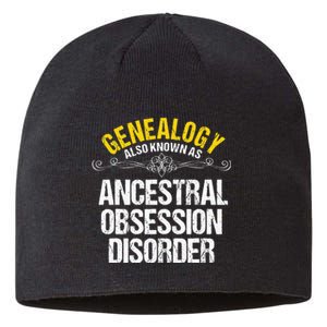 Genealogist Family Researcher History Tree Lineage Genealogy Sustainable Beanie