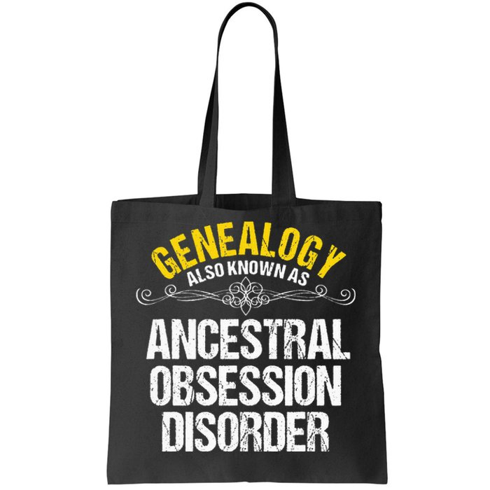 Genealogist Family Researcher History Tree Lineage Genealogy Tote Bag