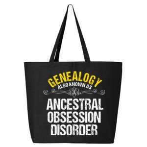 Genealogist Family Researcher History Tree Lineage Genealogy 25L Jumbo Tote