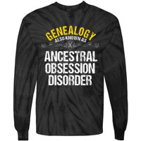 Genealogist Family Researcher History Tree Lineage Genealogy Tie-Dye Long Sleeve Shirt