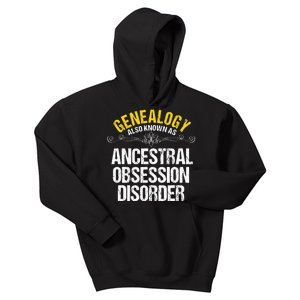 Genealogist Family Researcher History Tree Lineage Genealogy Kids Hoodie