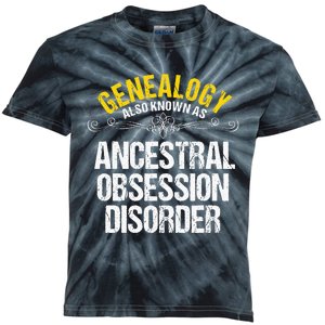 Genealogist Family Researcher History Tree Lineage Genealogy Kids Tie-Dye T-Shirt