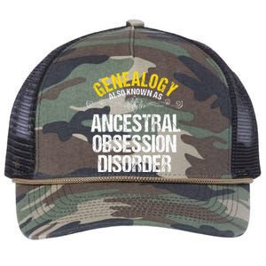 Genealogist Family Researcher History Tree Lineage Genealogy Retro Rope Trucker Hat Cap