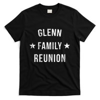 Glenn Family Reunion Matching Squad First Last Name T-Shirt