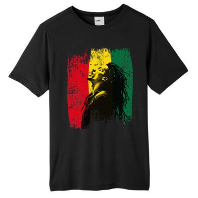 Ghanaian Flag Rastamann Reggae Dreadlocks Rasta Colors Tall Fusion ChromaSoft Performance T-Shirt