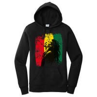 Ghanaian Flag Rastamann Reggae Dreadlocks Rasta Colors Women's Pullover Hoodie