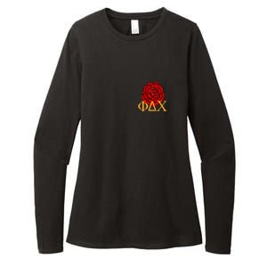 Greek Fraternity Red Incarnation Womens CVC Long Sleeve Shirt