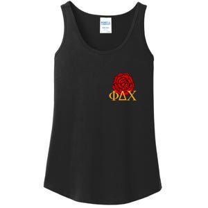 Greek Fraternity Red Incarnation Ladies Essential Tank