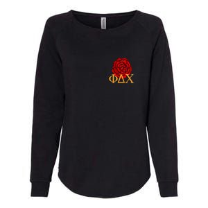 Greek Fraternity Red Incarnation Womens California Wash Sweatshirt