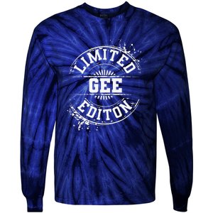 GEE Funny Surname Family Tree Birthday Reunion Gift Idea Tie-Dye Long Sleeve Shirt