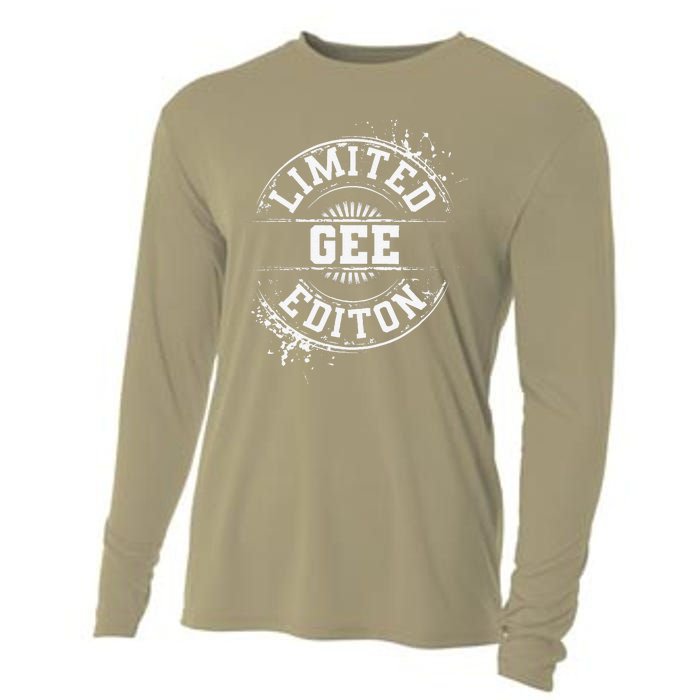 GEE Funny Surname Family Tree Birthday Reunion Gift Idea Cooling Performance Long Sleeve Crew