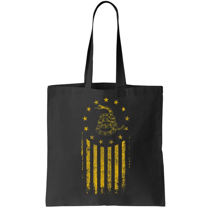 Gadsden Flag Snake Betsy Ross Flag 13 Colonies Vintage Bag