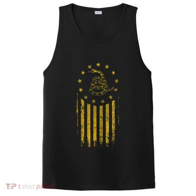 Gadsden Flag Snake Betsy Ross Flag 13 Colonies Vintage PosiCharge Competitor Tank