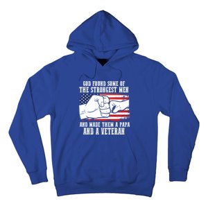 God Found Some Of And Made Papa And A Veteran Father Gift Hoodie