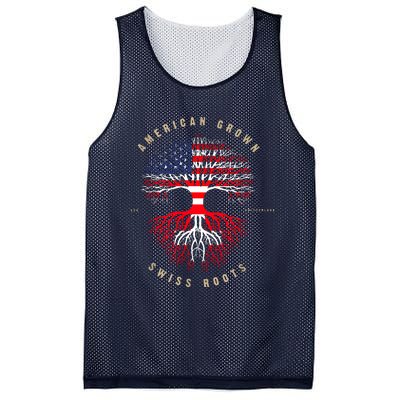 Gift For Swiss With Roots From Switzerland Mesh Reversible Basketball Jersey Tank