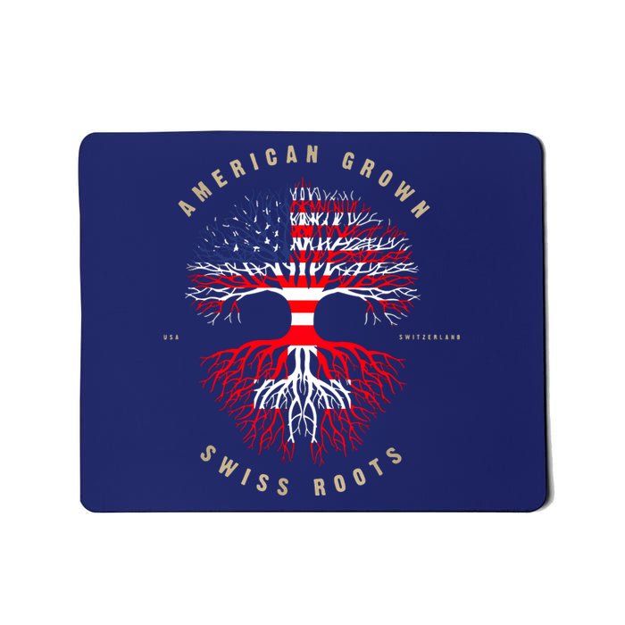 Gift For Swiss With Roots From Switzerland Mousepad